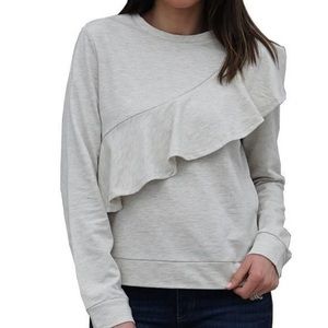 Ruffle Sweatshirt